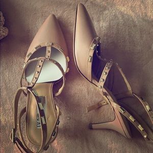 INC kitten heel pink heels